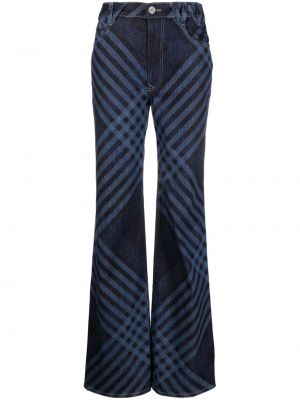 Zvonové džíny s potiskem Vivienne Westwood modré