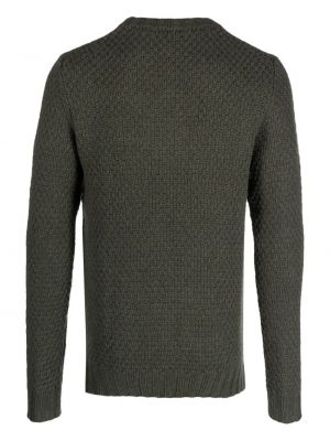 Sweter wełniany chunky Aspesi zielony