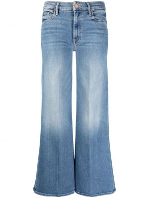 Relaxed fit flare jeans Mother blå