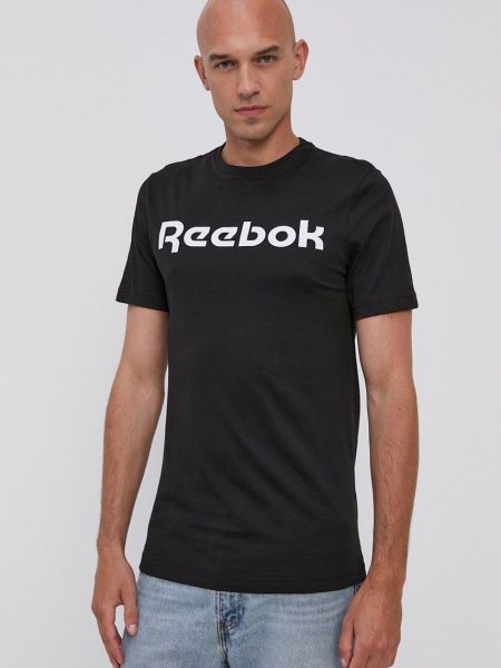 Pamučna majica Reebok crna