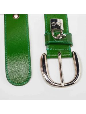 Cinturón de cuero Dolce & Gabbana Pre-owned verde