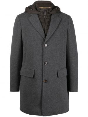 Manteau en laine Moorer gris