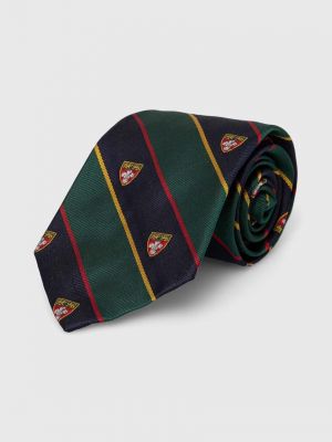 Копринена вратовръзка Polo Ralph Lauren зелено