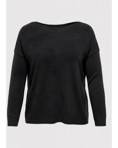 ONLY Carmakoma Sweater Melina 15231779 Fekete Regular Fit