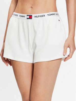 Sportske kratke hlače slim fit Tommy Hilfiger bijela
