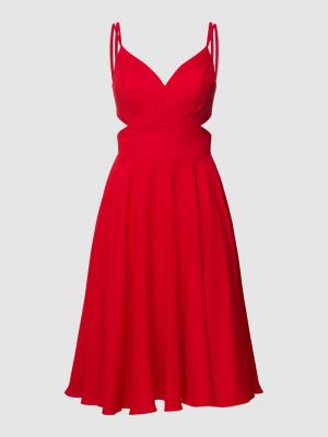 Sukienka koktajlowa Luxuar czerwona