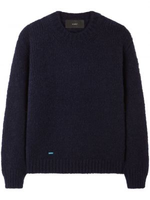 Плетен пуловер Alanui синьо