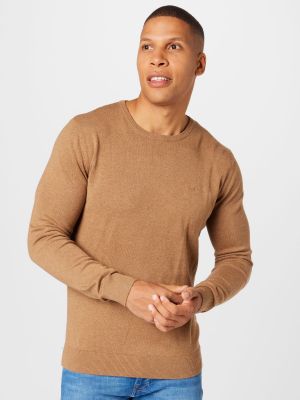Pikčasti pulover Tom Tailor rjava