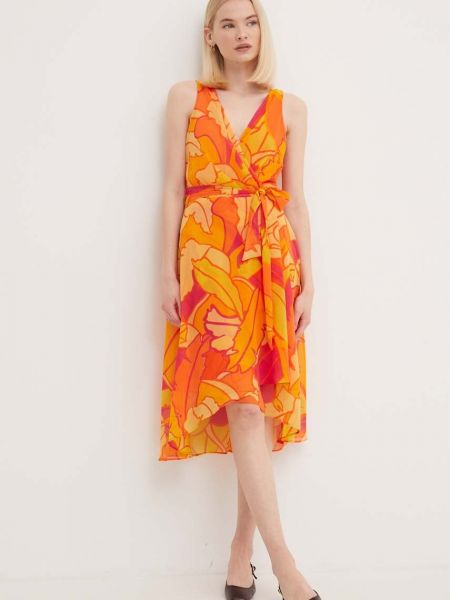 Sukienka mini Joseph Ribkoff pomarańczowa