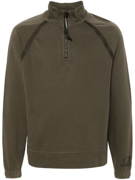 Kort sweatshirt C.p. Company grøn