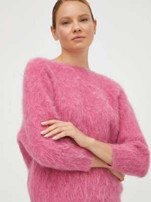Gyapjú pulóver Ba&sh rózsaszín