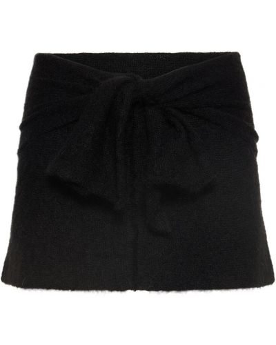 Dzianinowa mini spódniczka Gimaguas czarna