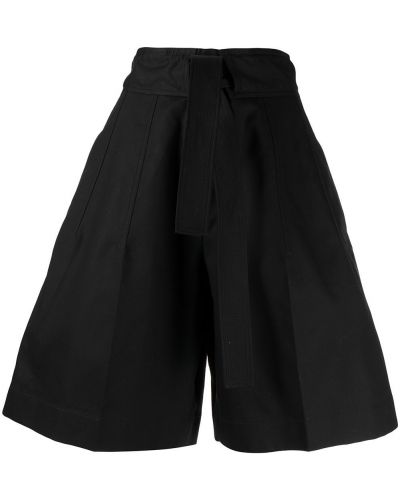 Bermudas de cintura alta Jil Sander negro