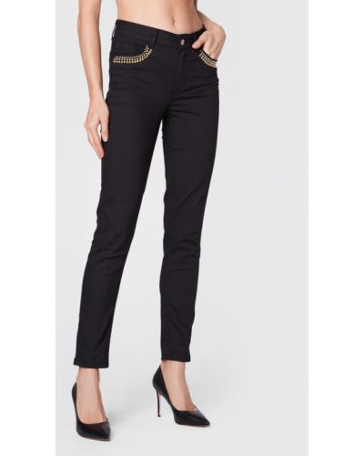Liu Jo Pantaloni din material WF2356 T7144 Negru Skinny Fit
