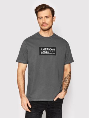 Marškinėliai American Eagle pilka
