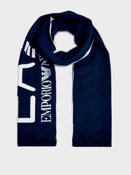 Синий шарф Ea7