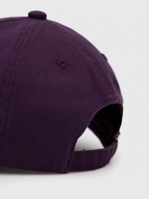 Бавовняна кепка з аплікацією Lee фіолетова