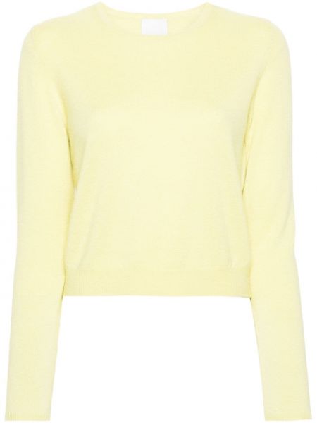 Kašmírový svetr Allude žlutý