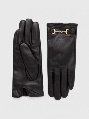 Kožne rukavice Morgan crna