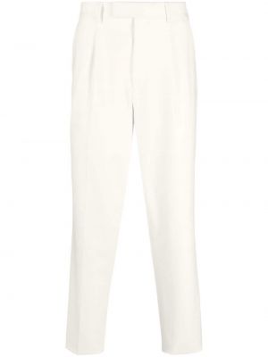 Pantaloni plissettati Zegna bianco