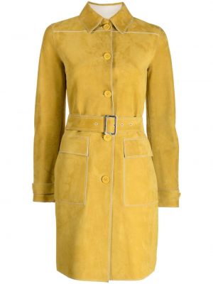 Oboustranný kožený semišový kabát Loro Piana