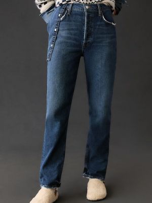 Прямые джинсы с высокой талией Agolde