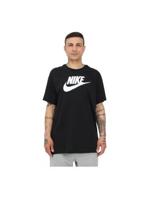 Oversize t-shirt aus baumwoll Nike schwarz