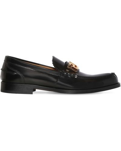 Kožené loafers Versace