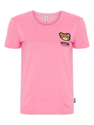 Тениска Moschino розово