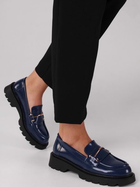 Pantofi loafer cu cataramă Shoeberry albastru