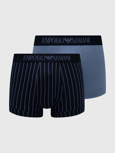 Slipy Emporio Armani Underwear niebieskie