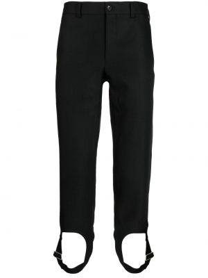 Pantaloni cu cataramă Comme Des Garcons Homme Plus negru