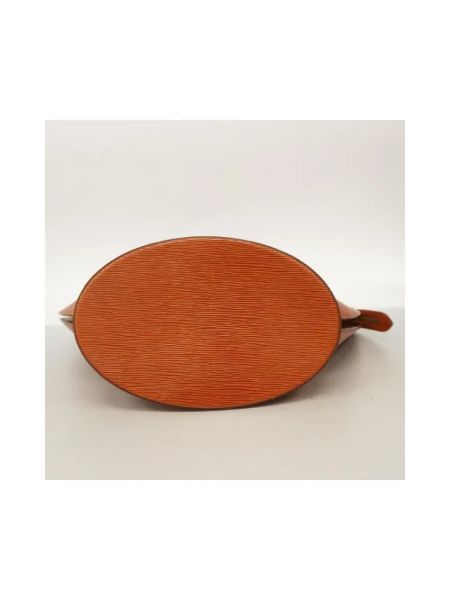 Bolsa de hombro de cuero Louis Vuitton Vintage marrón