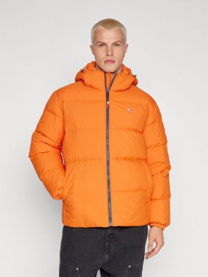 Джинсовая куртка Tommy Jeans оранжевая