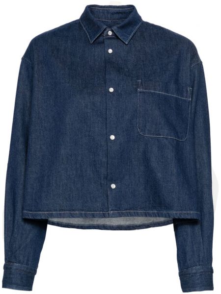 Denim paita A.p.c. sininen