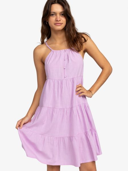 Фиолетовое платье мини Roxy