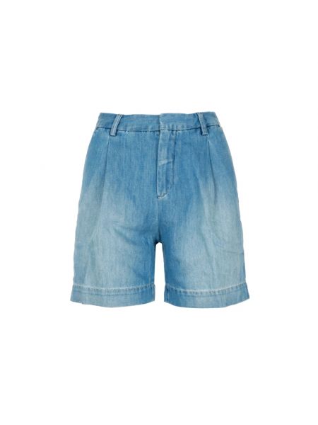 High waist jeans shorts mit reißverschluss Roy Roger's blau