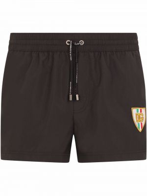 Shorts à rayures Dolce & Gabbana noir