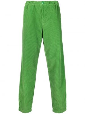 Прав панталон от рипсено кадифе Kenzo зелено