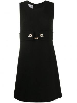 Vestido sin mangas ajustado Edward Achour Paris negro