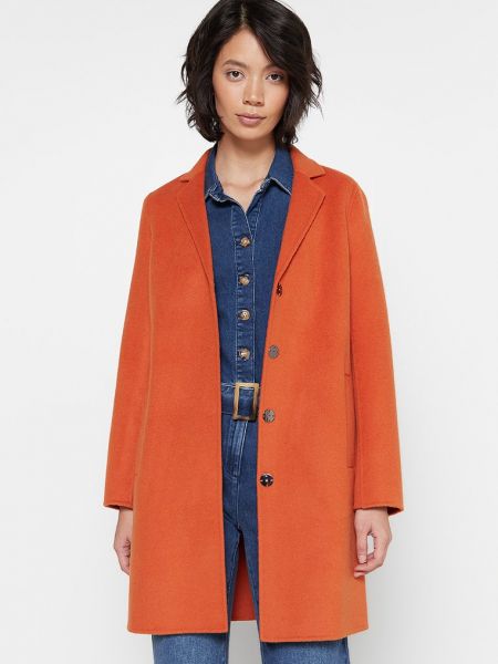 Krótki płaszcz Zapa pomarańczowy