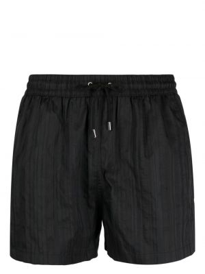 Jacquard kratke hlače Paul Smith crna