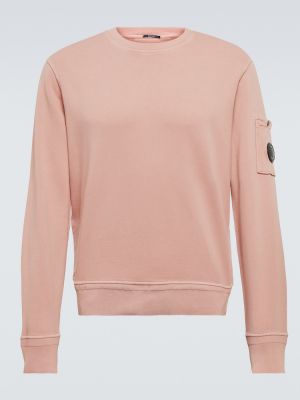 Βαμβακερός φούτερ fleece C.p. Company ροζ
