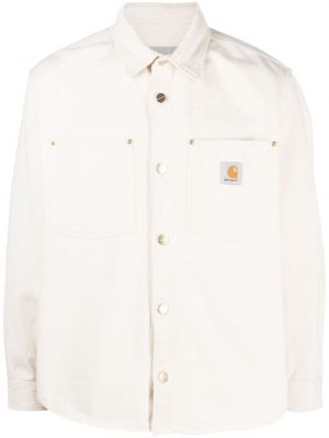 Biała koszula bawełniana Carhartt