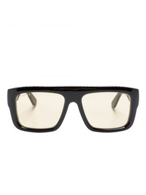 Okulary przeciwsłoneczne z nadrukiem z kryształkami Gucci Eyewear