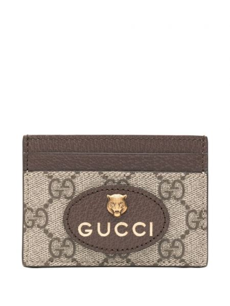 Ρετρό πορτοφόλι Gucci μπεζ