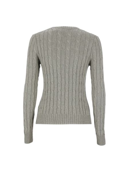 Sweter bawełniany Ralph Lauren szary