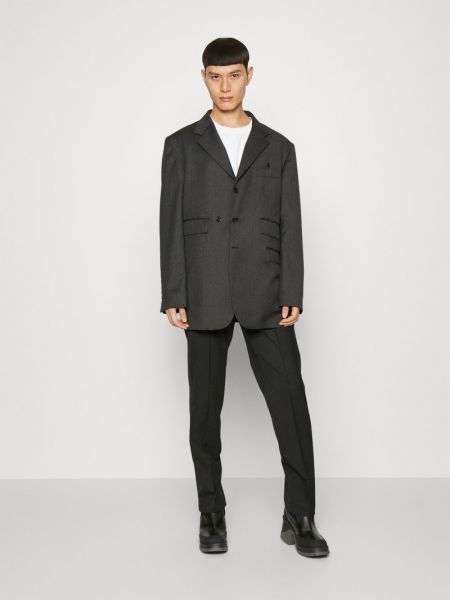 Spodnie klasyczne Karl Lagerfeld czarne