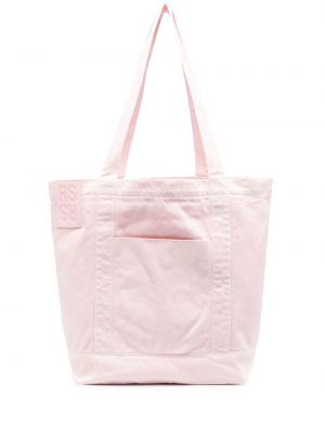 Bomull shoppingbag Raf Simons rosa