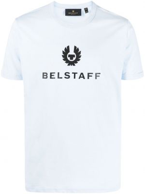 Raštuotas medvilninis marškinėliai Belstaff
